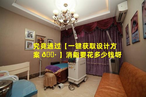 究竟通过【一键获取设计方案 🌷 】消脂要花多少钱呀
